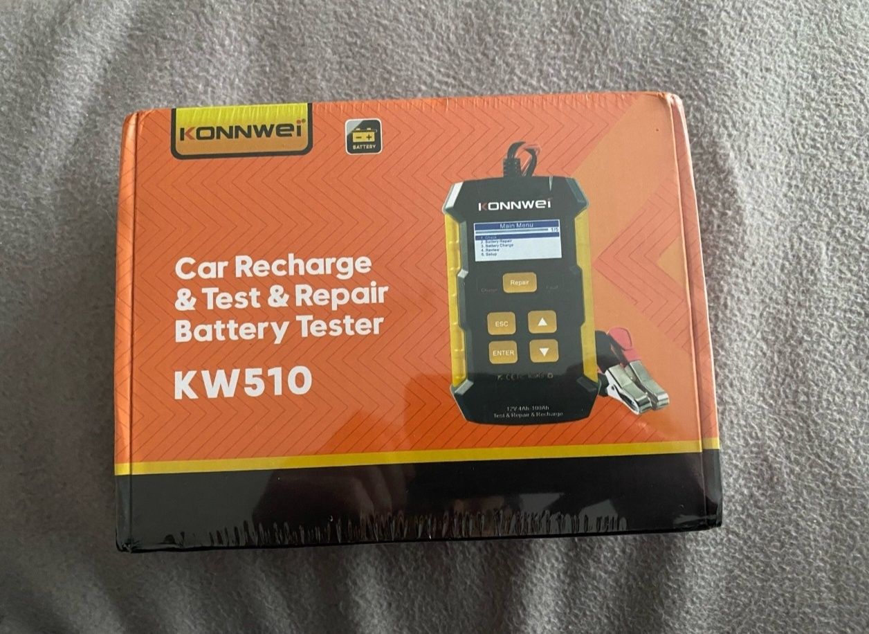 Konnwei KW510 зарядное устройство АКБ + аккумуляторный тестер