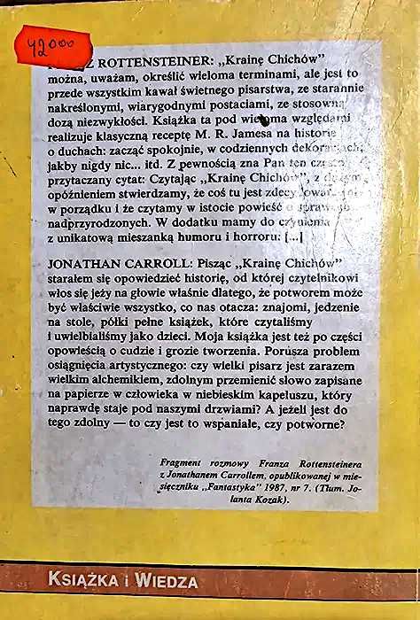 Fantastyka Bradbury Carroll Żelazny Conan Doyle kpl 4 *