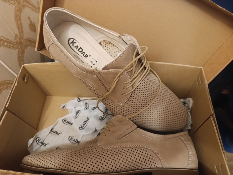 Нові чоловічі літні туфлі 43 розмір