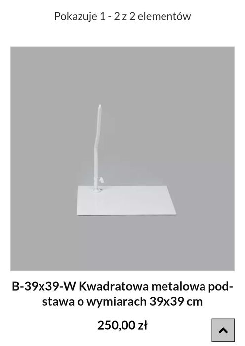 Manekin z podstawą ekspozycja sklepowa w pięknym mosiężnym kolorze