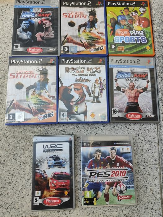 Jogos consola PlayStation 2/3 originais