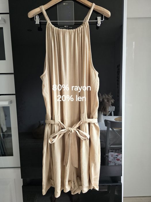Kombinezon boho naturalny len r.44