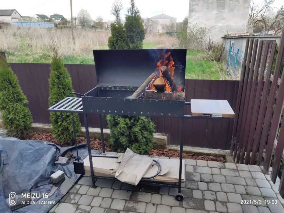 Успей купить! Барбекю. Мангал. СТАЛЬ 5 мм. Гриль. BBQ. Барбекю. ТОП!