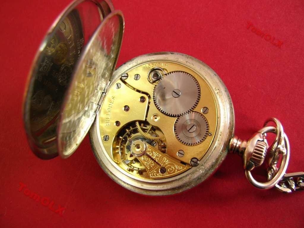Zegarek kieszonkowy BILLODES dawny Zenith 1885 rok – antyk oryginał