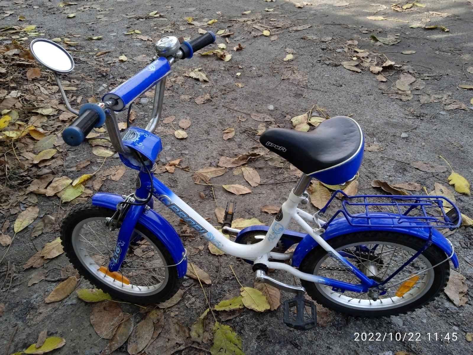 Детский велосипед Profi 16 дюймов колеса