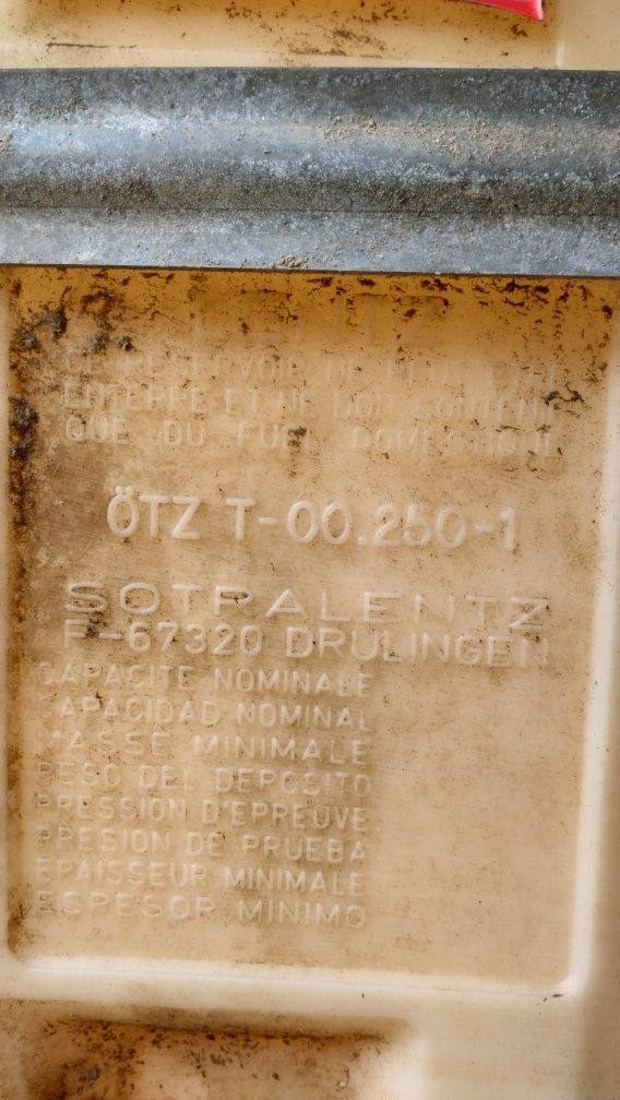 Zbiornik po oleju opałowym 2500l