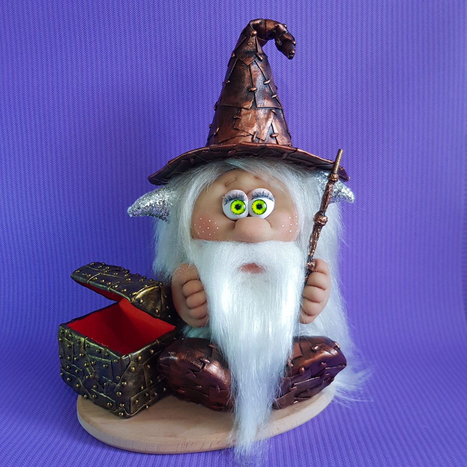 Мальфудор сказочный Эльф маг волшебник ручная работа декор хендмейд