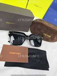 Okulary przeciwsłoneczne Zestaw Tom Ford logowane pudełko nowość lato