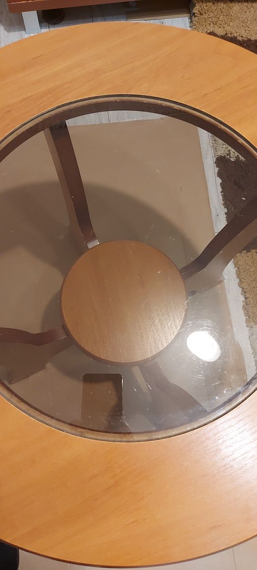 Ława okrągła stolik 60 cm