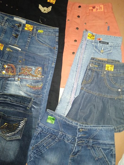 Джинсовая одежда для девочек