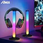 Lampa Biurkowa z RGB LED i Stojakiem na Słuchawki ZADOWOLENIE