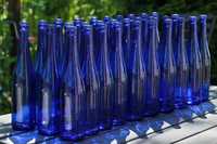 Пляшки сині скляні 0.75 мл 30 шт