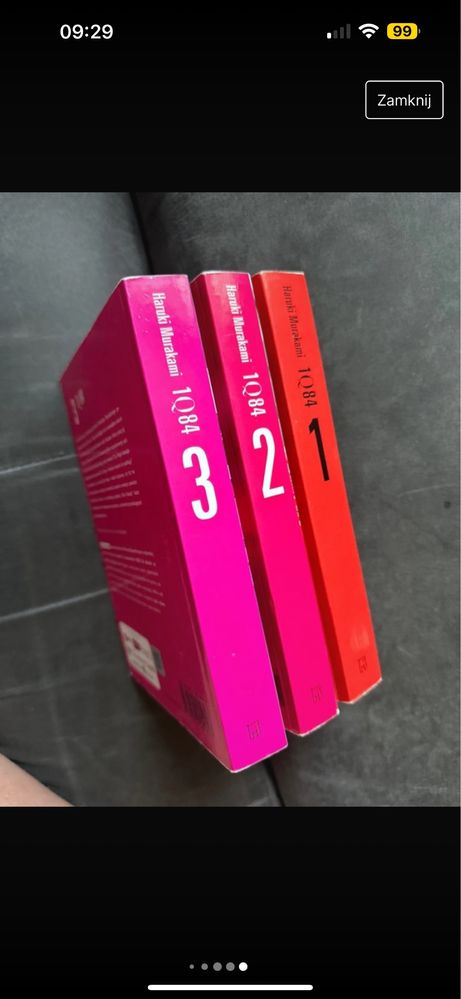 1q84 Murakami komplet tom 1 2 3
