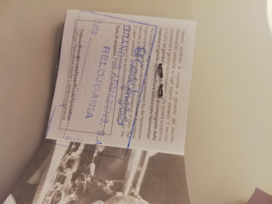 Fio com pendente Nomination