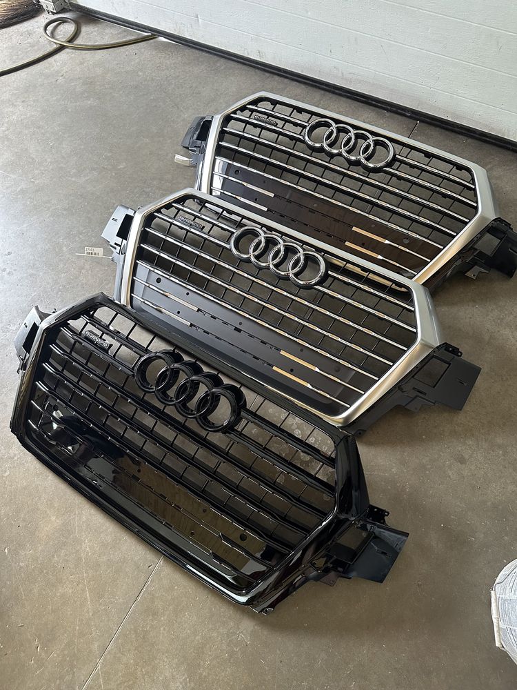 Решітка радіатора audi q7 4m решотка гриль ідеал ауди