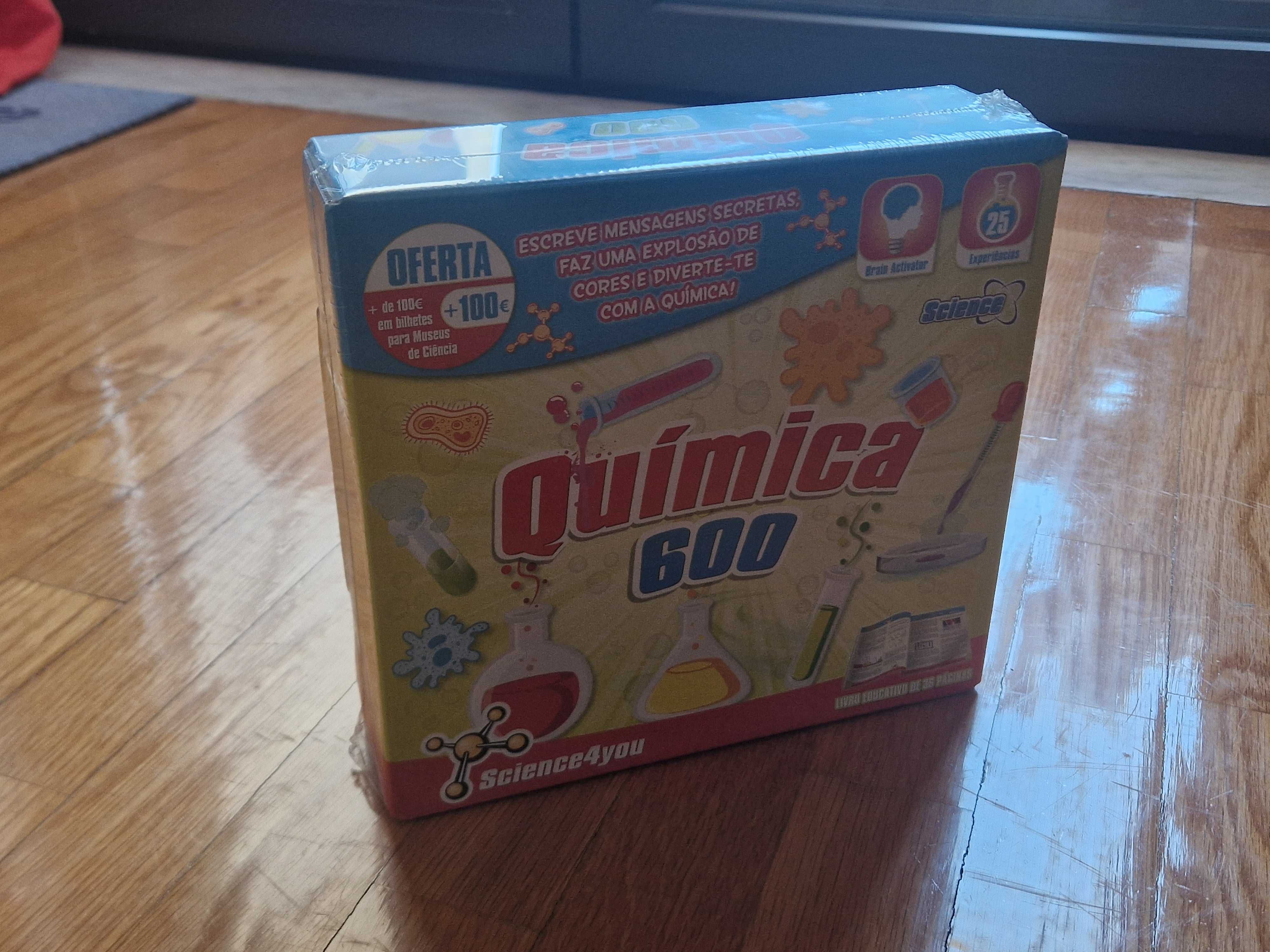 Kits Science4you Crazy Race e Química. Nunca abertos