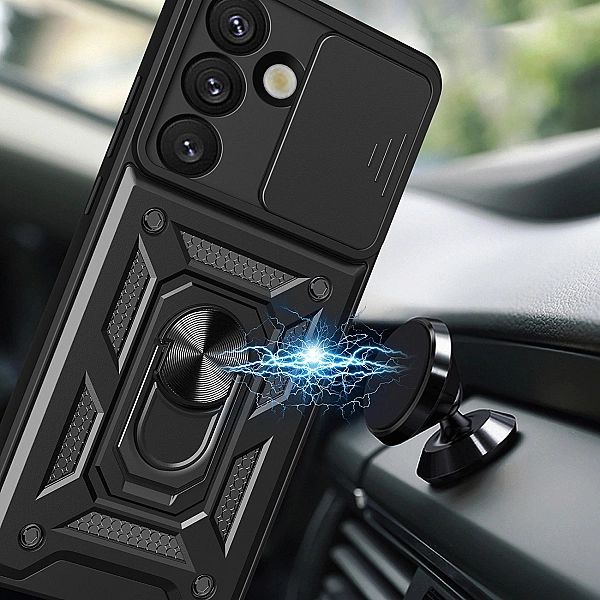 Pancerne etui Hybrid Armor Camshield z podstawką i osłoną aparatu na S