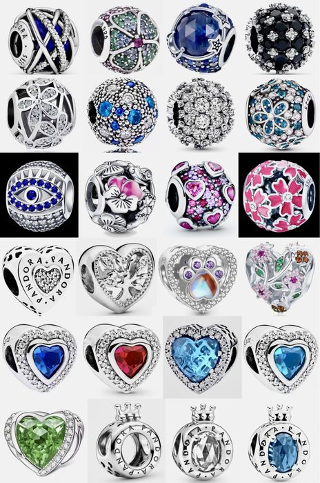 Шарм мама семья сердце клевер дерево pandora пандора серебро