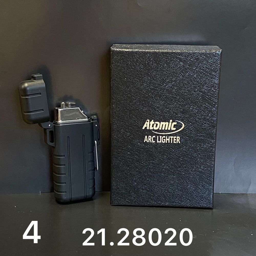 Запальничка бензинова тактична Atomic Mil-Tec Срібна,Чорна 1522400