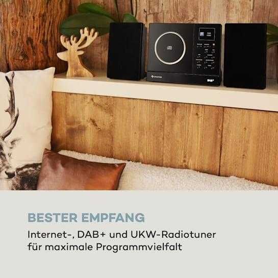 Інтернет-радіо Auna Connect (10034996) DAB+,FM,USB,AUX,CD,будильник