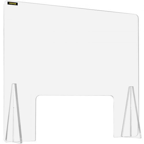 Divisória de mesa em plexiglass de 60 x 76 cm