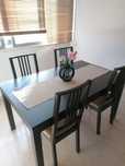 Mesa com 4 cadeiras ikea