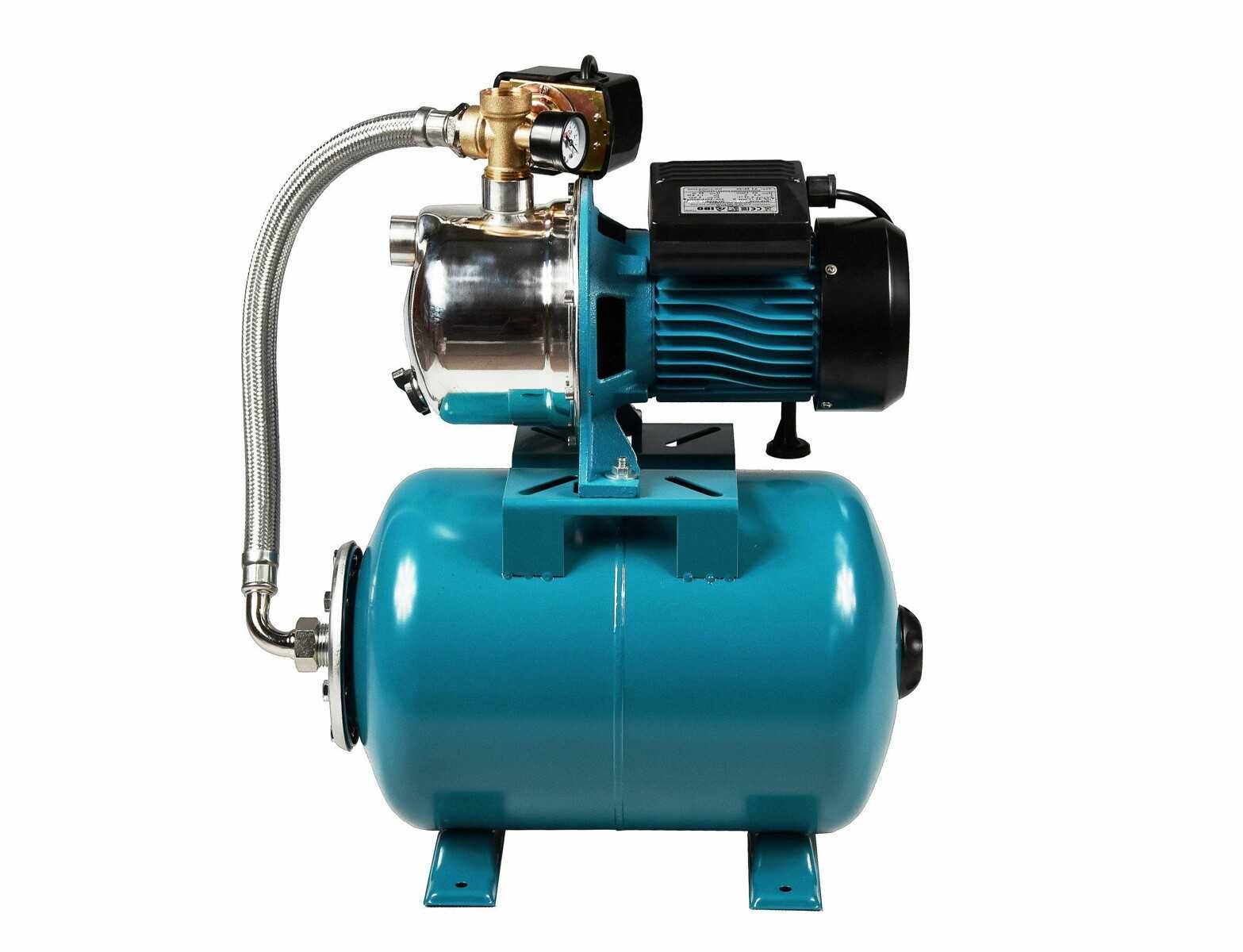 Zestaw Hydroforowy AJ 50/60 INOX 24L IBO Zbiornik+ Pompa Hydrofor!