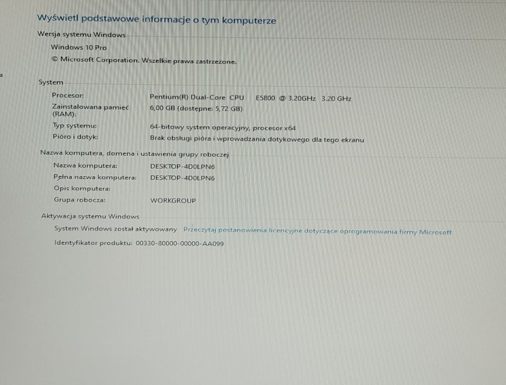 Komputer stacjonarny Esprimo P5730