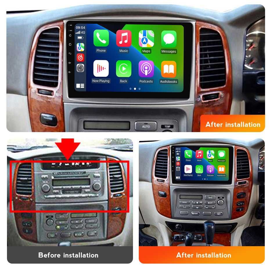 Магнітола Toyota Land cruiser 100 android GPS навігація Тойота