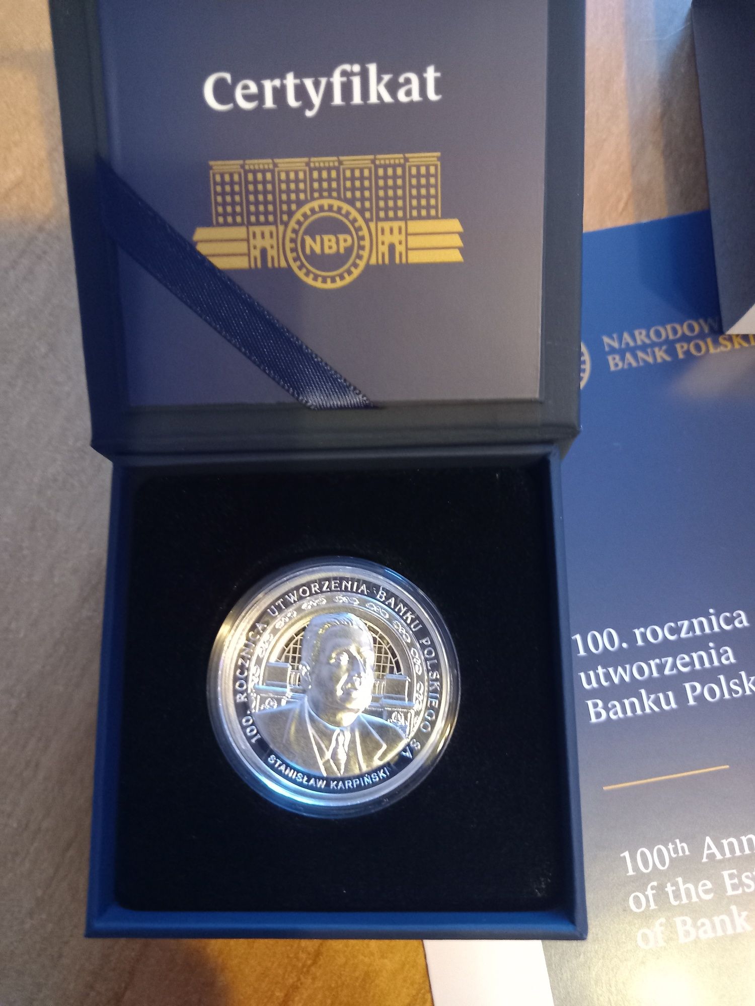 100 rocznica utworzenia Banku Polskiego SA 10 zł Nbp Ag