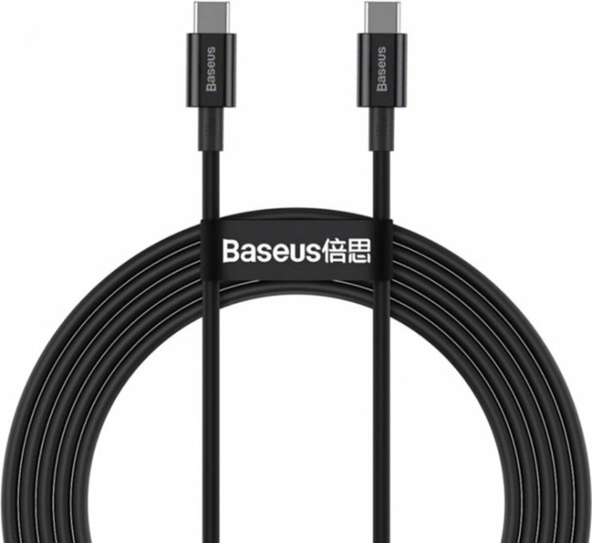 Кабель Baseus з чіпом Type-C to Type-C 100W / 5A / 200см