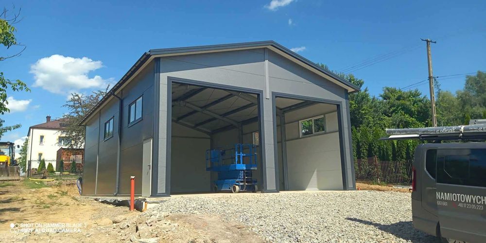 Hala Stalowa Hale Warsztatowe Magazyn 10x15x5 HALER