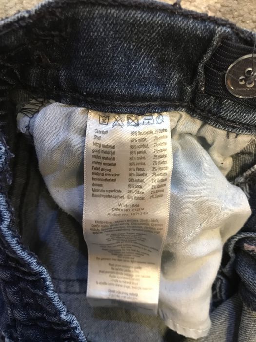 Spodnie jeansowe r.104 dla dziewczynki