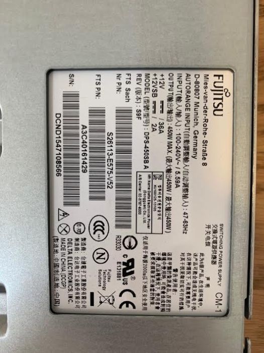 Serwer Fujitsu PRIMERGY RX1330 M1 LFF (R1331S0003PL) Stan Idealny