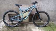 Rower Trial Enduro MTB Rockrider am100s full suspension