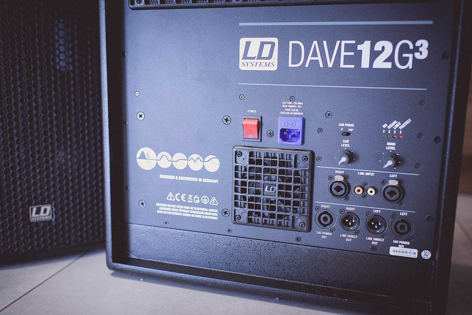 LD DAVE 12 G3 nagłośnienie aktywne - 2.1 głośniki subwoofer wzmacniacz