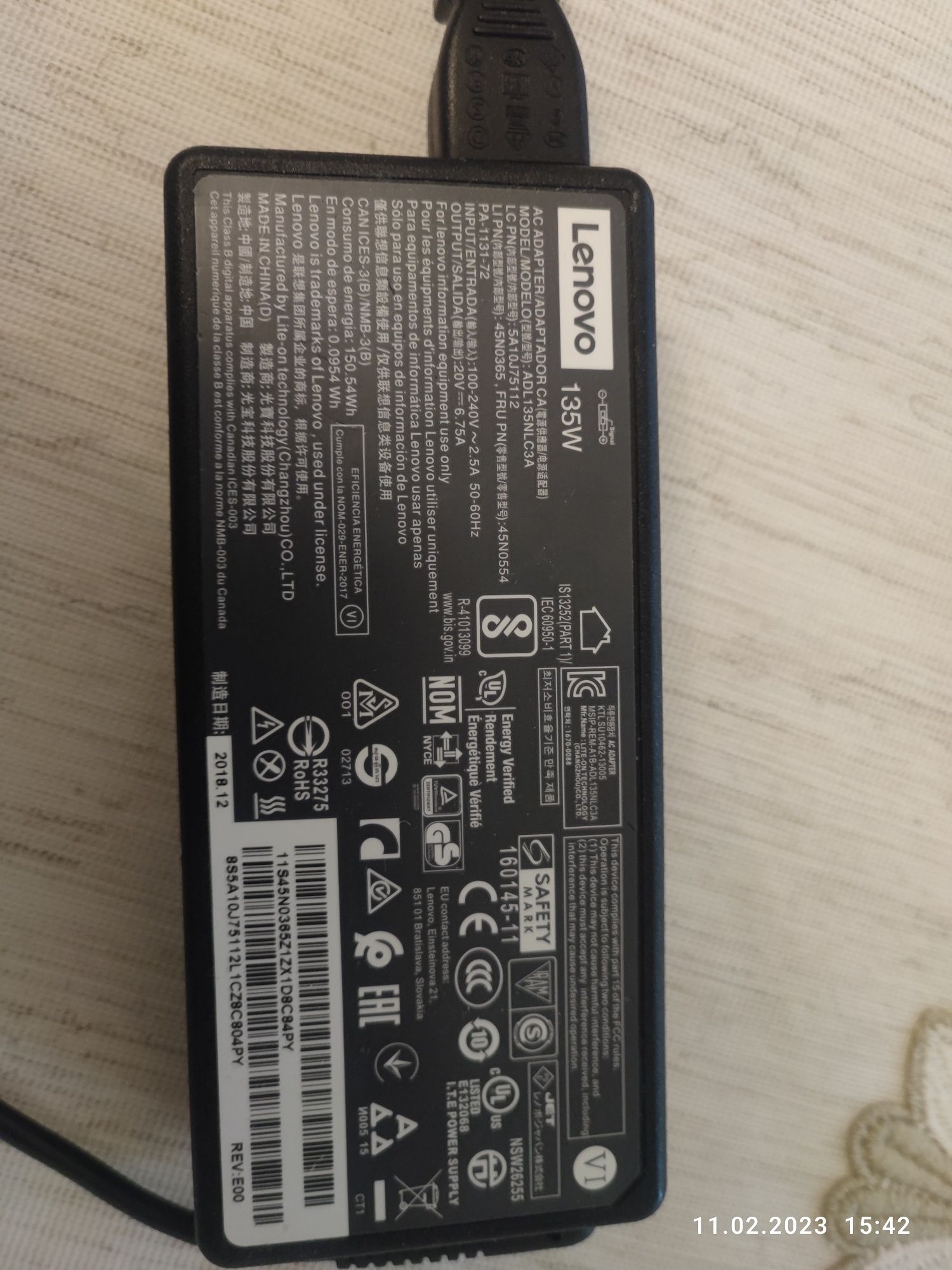 Stacja dokująca Lenovo ThinkPad USB -C Dock 40A9 + zasilacz ładowarka