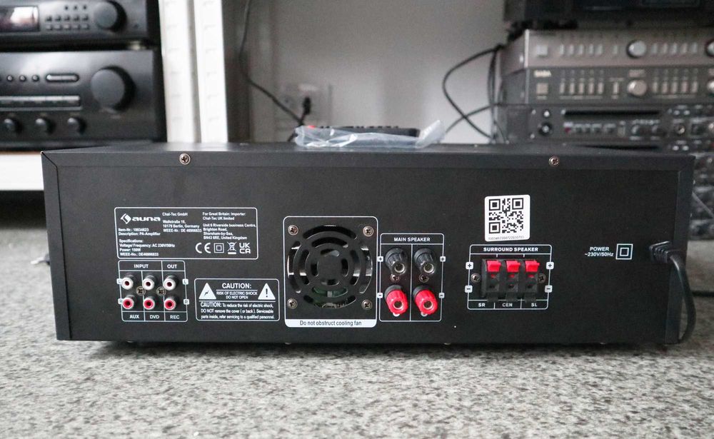 Усилитель  Auna AMP-218-BT с Европы