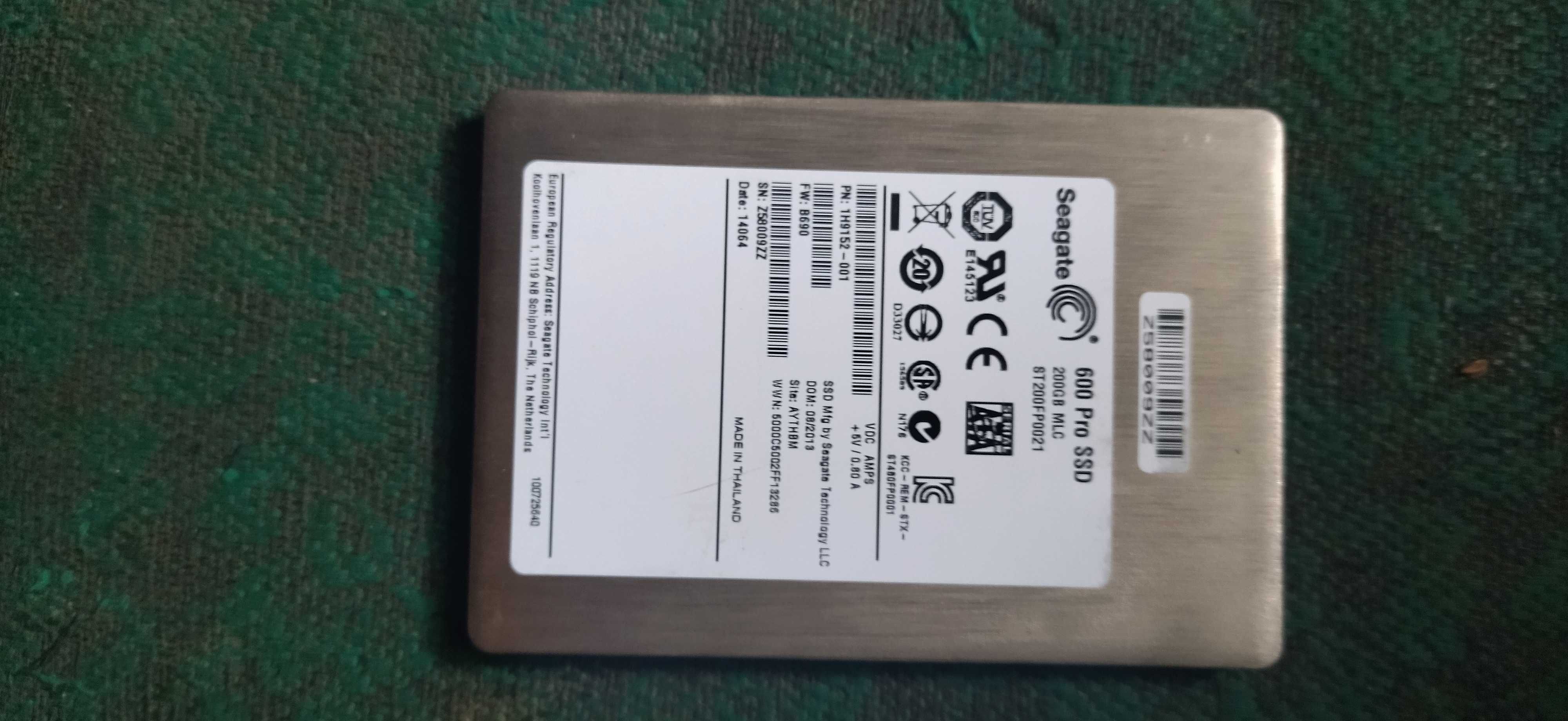 SSD-накопитель 2.5" SATA 200GB Seagate 600 Pro (ST200FP0021)