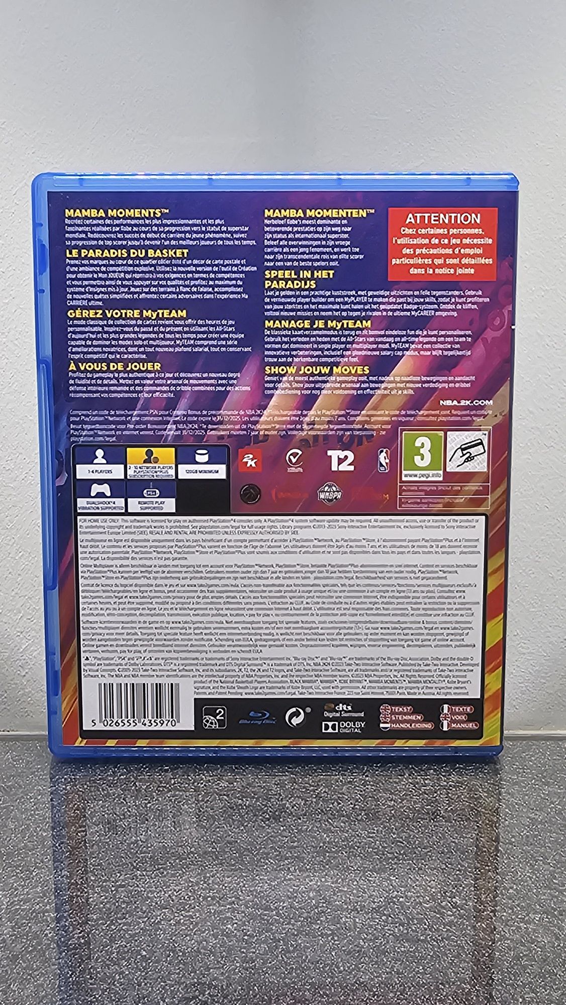 NBA 2k24 Kobe Bryant Edition PS4 PlayStation 4