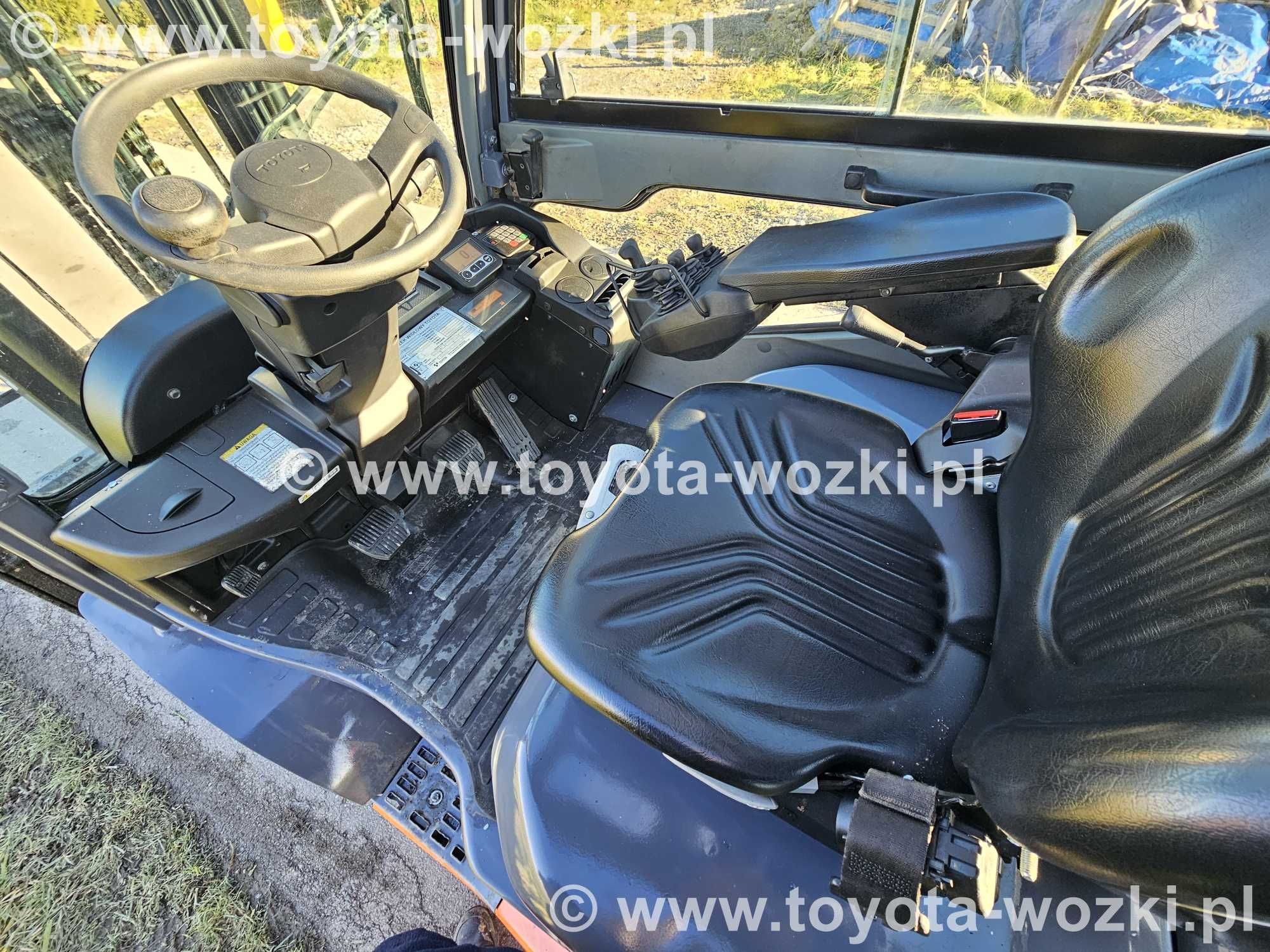 Wózek widłowy TOYOTA 8FDF25 KABINA 2500 kg, TOYOTA 8FD25 widlak Linde