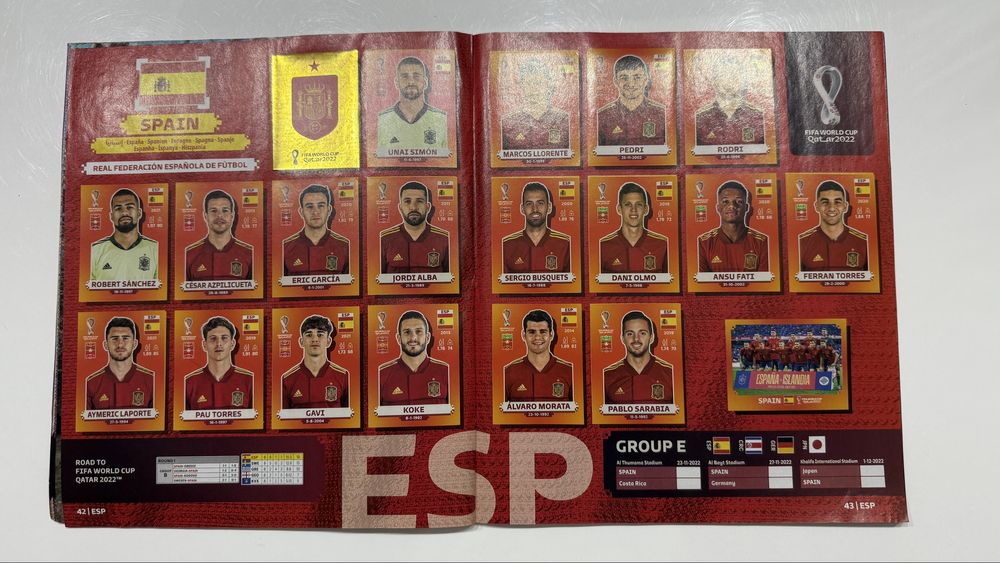 Album Panini Qatar 2022 mistrzostwa swiata kompletny