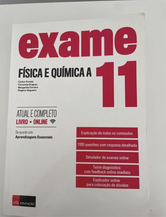 Livro preparação exame 11º Exame Física e Química
