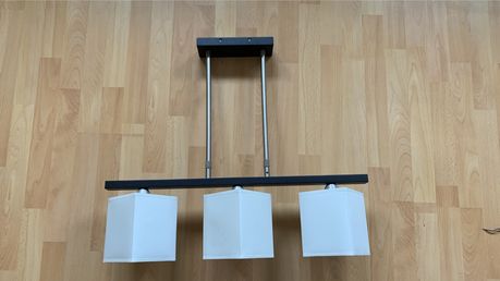 Lampa pokojowa 3 punkty świetlne - dwie sztuki