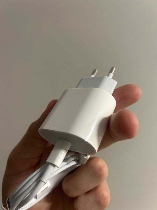 Apple швидкісна зарядка комплект (блок + кабель) Lightning лайтинг 1м