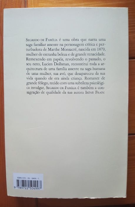 Irène Frain - Segredo de família