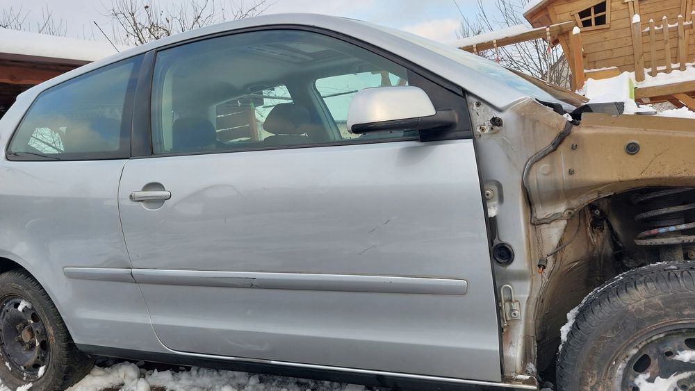 drzwi prawy przód vw polo 9n 3d la7w kompletne