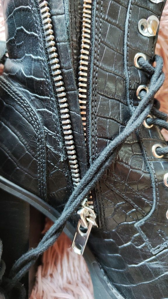 Botki skóra naturalna Winnie Harlow Steve Madden Lisalove 37