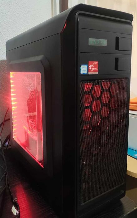 PC + Ecrãs + Teclado & Rato i5-9600k+16GB+GTX1660Super+BenQ24'1ms144hz