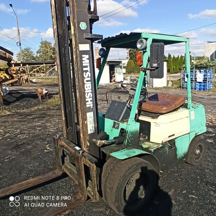 Wózek widłowy Mitsubishi Fd 25 diesel